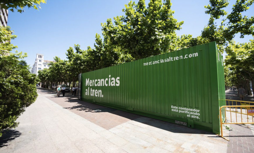 LA CAMPAÑA ‘MERCANCÍAS AL TREN’ HACE ESCALA EN LOGROÑO PARA VISIBILIZAR EL PAPEL DEL FERROCARRIL EN LA LUCHA CONTRA EL CAMBIO CLIMÁTICO